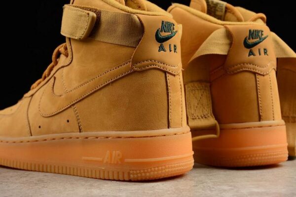 Shoes Nike Air Force 1 Mid Wheat Yellow - Image 4